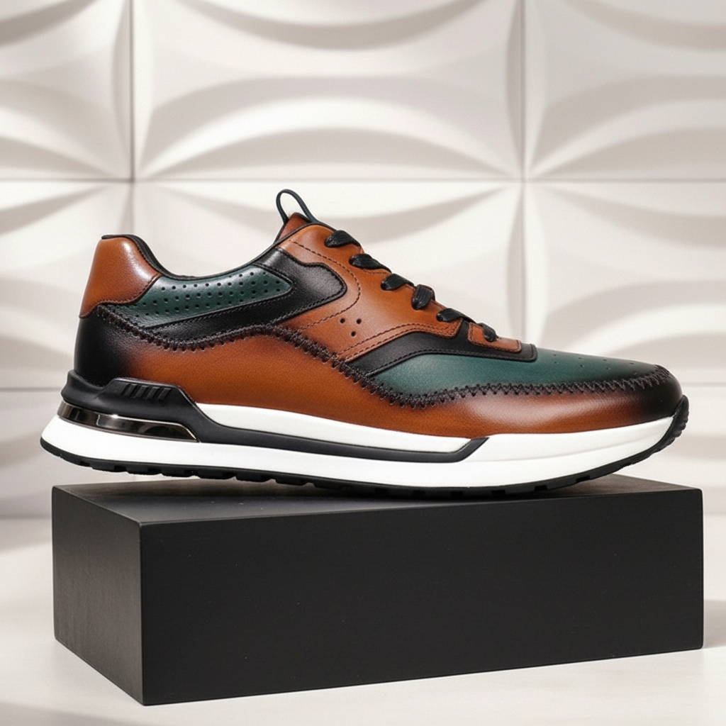 Harlow Burnished Luxury Trainer