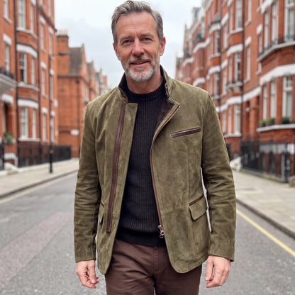 Harlan Suede Field Jacket