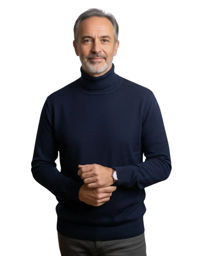 Maxwell Merino Cashmere Turtleneck