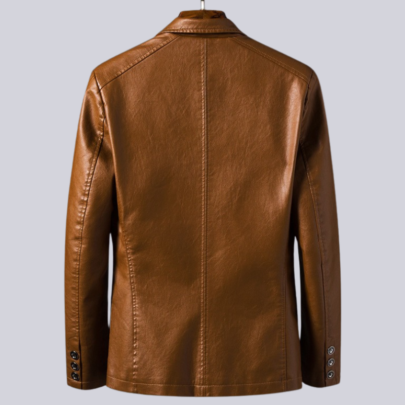 Alden Nightfall Leather Blazer