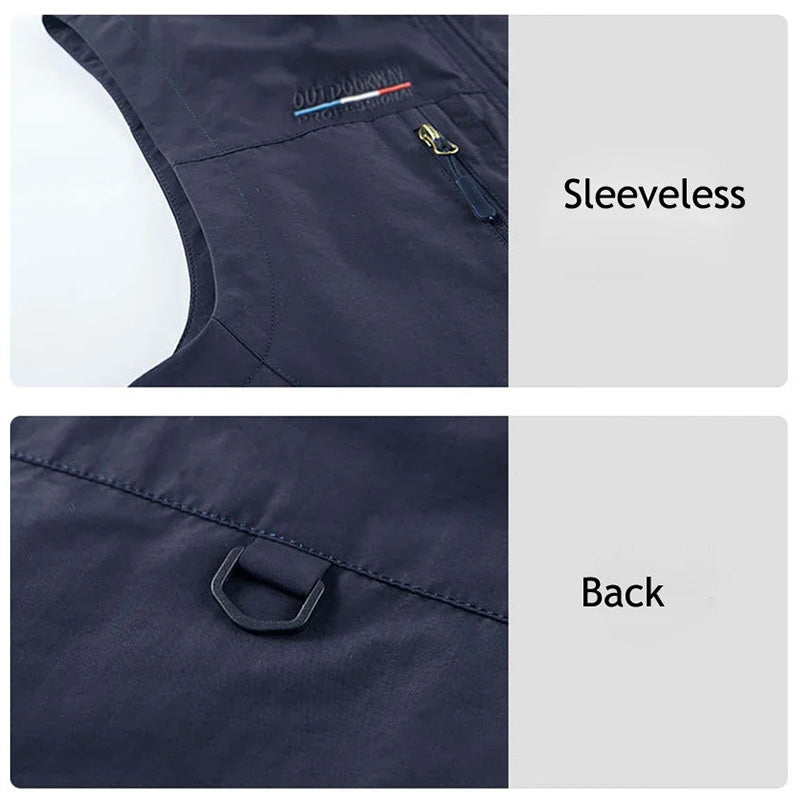 Emilio Multi-Pocket Utility Vest