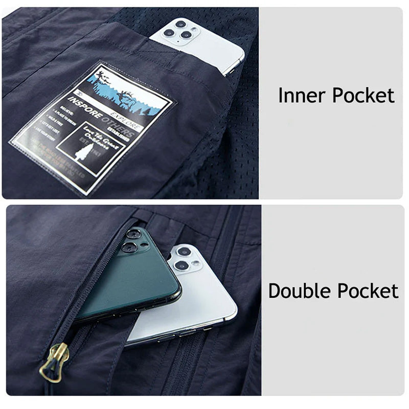 Emilio Multi-Pocket Utility Vest