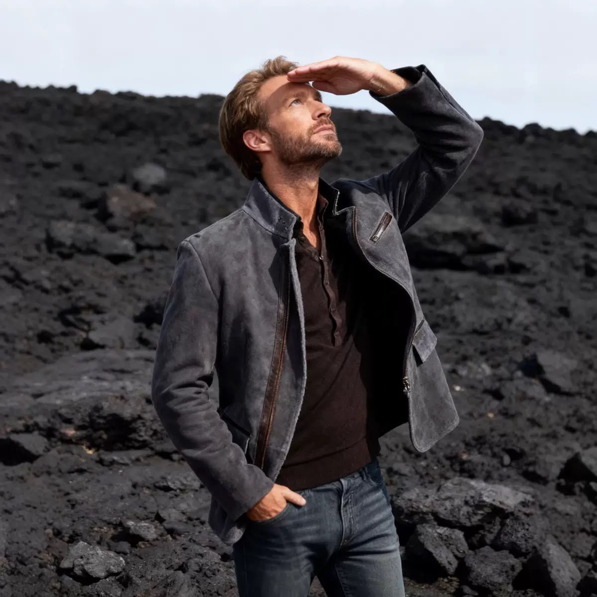 Harlan Suede Field Jacket