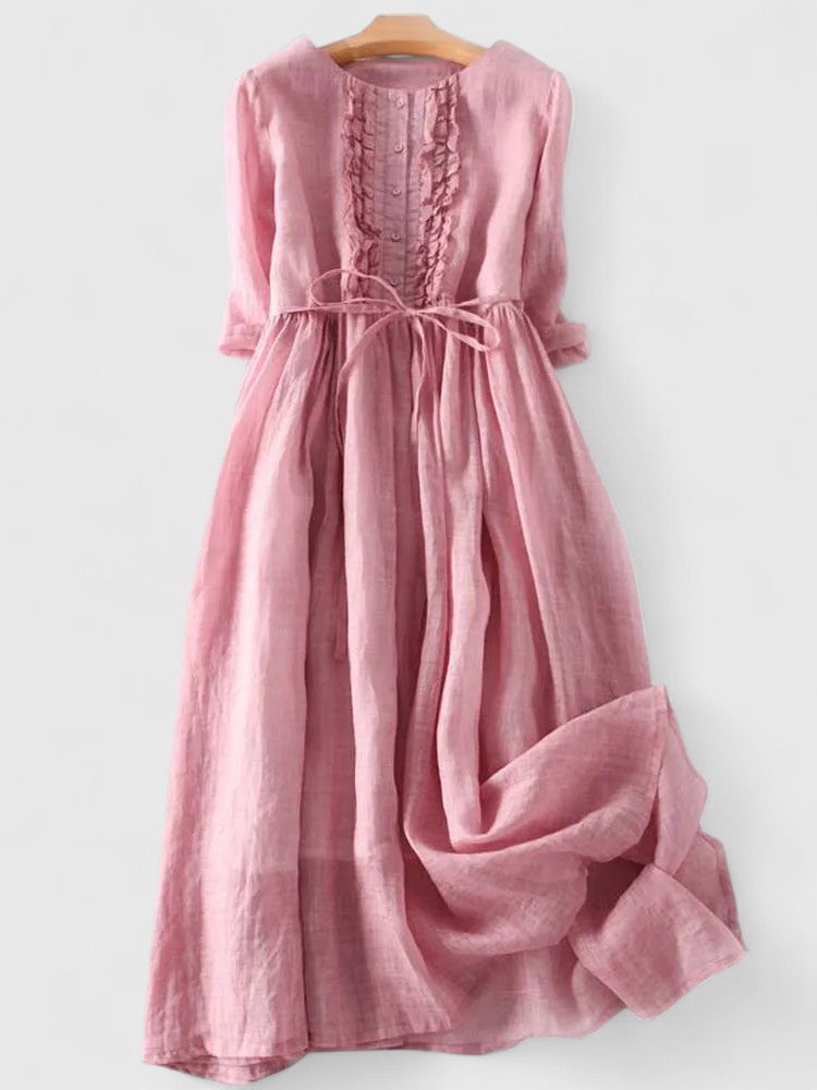 Willow Linen Comfort Dress