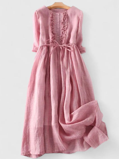 Willow Linen Comfort Dress