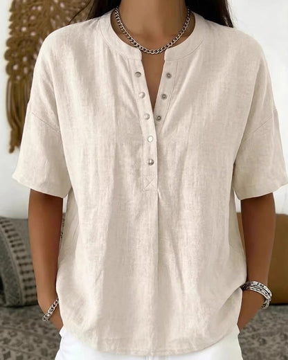 Eliana Linen  Blouse