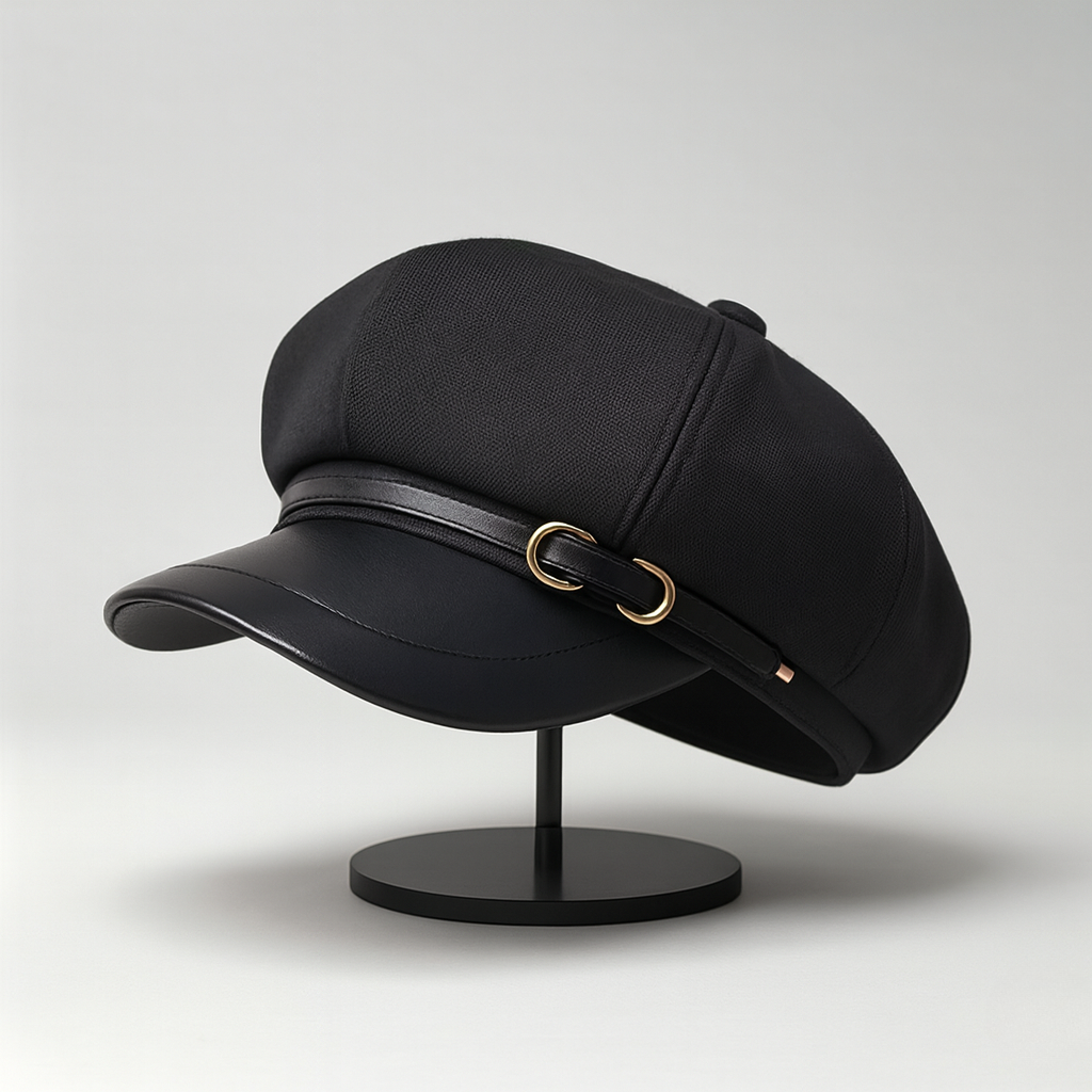Ariel Leather-Strap Hat