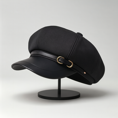 Ariel Leather-Strap Hat