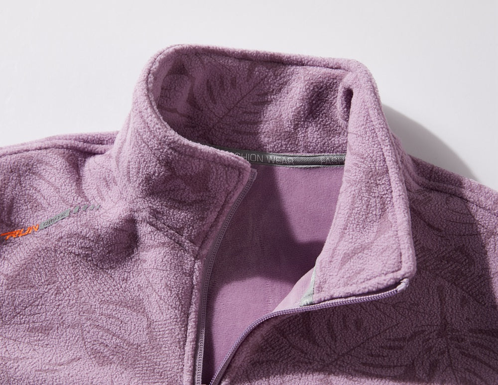 Ember Fleece Mock-Neck Jacket