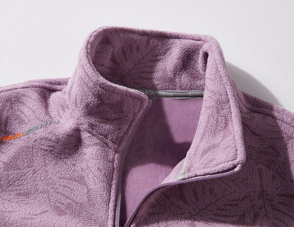 Ember Fleece Mock-Neck Jacket