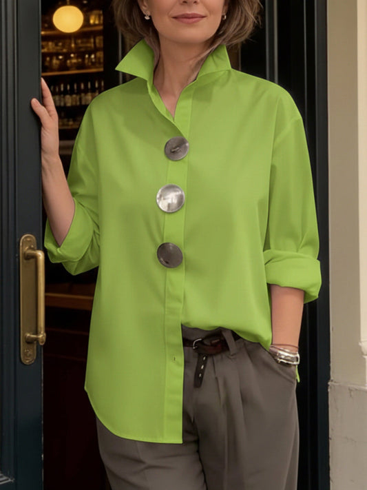 Alessia Statement Button Shirt