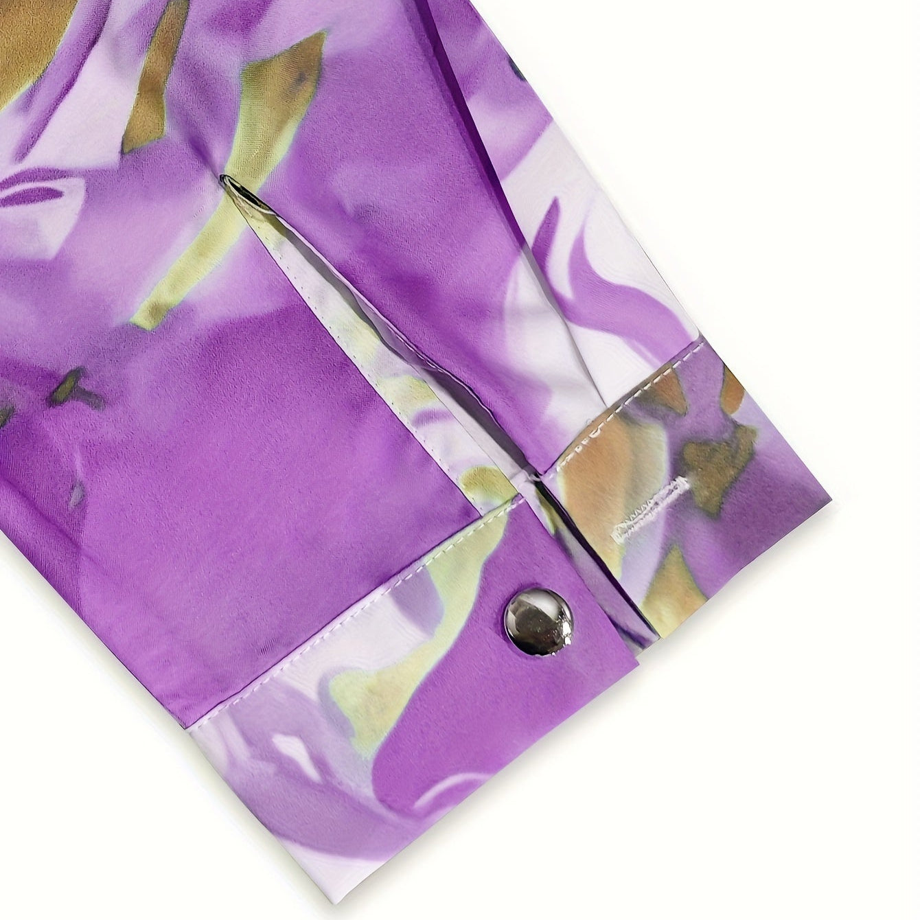 Lila Casual Button-Up Shirt