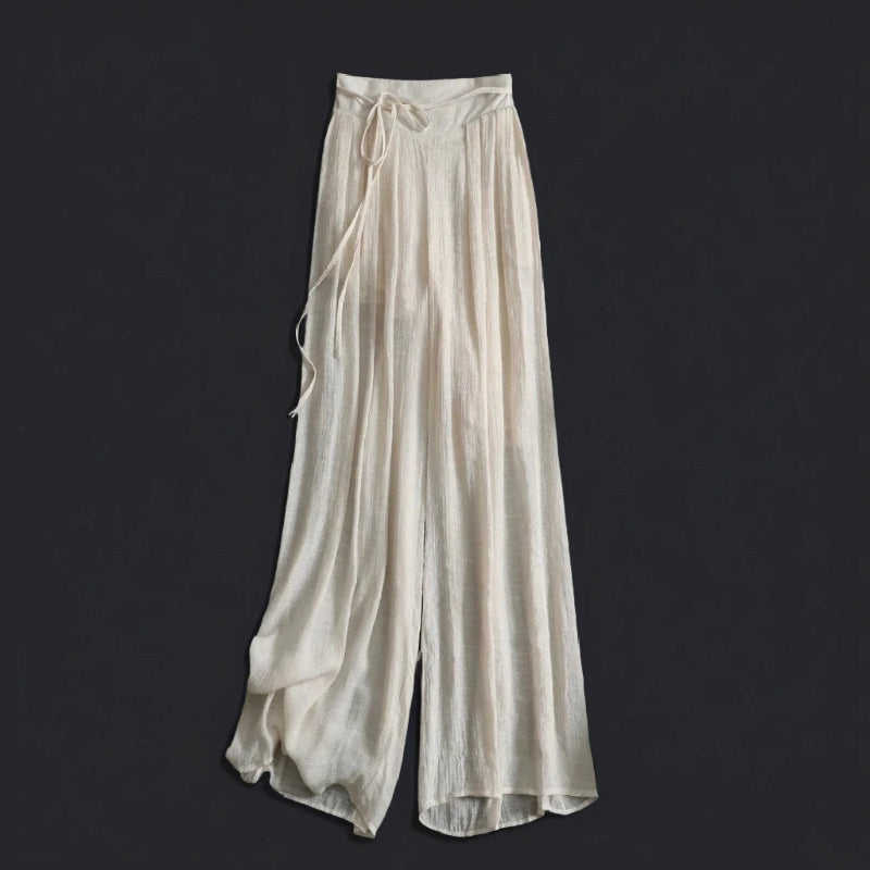 Elia Flowy Linen Trousers