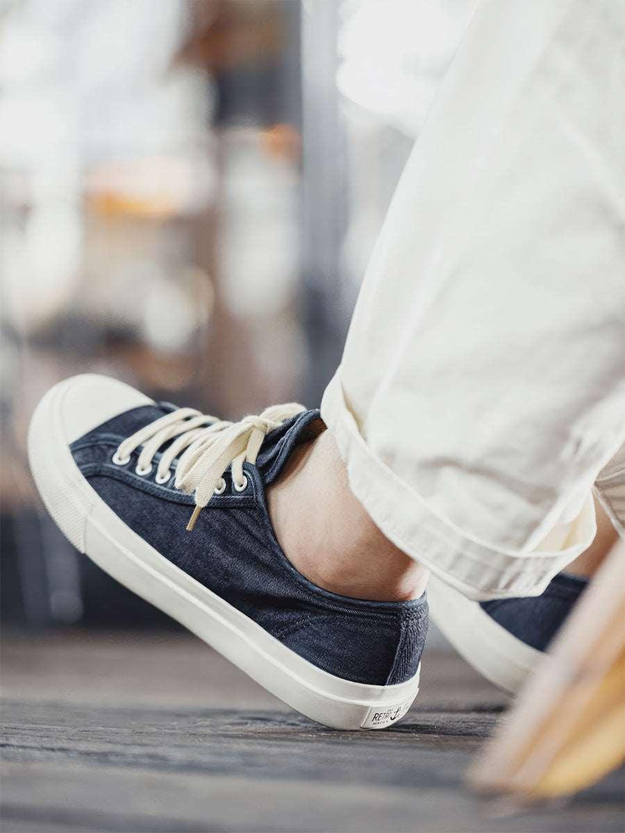 Nolan Retro Denim Sneakers