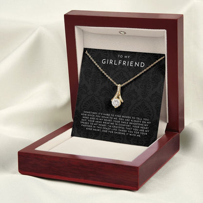 Everlight Ribbon To My Girlfriend Necklace Gift