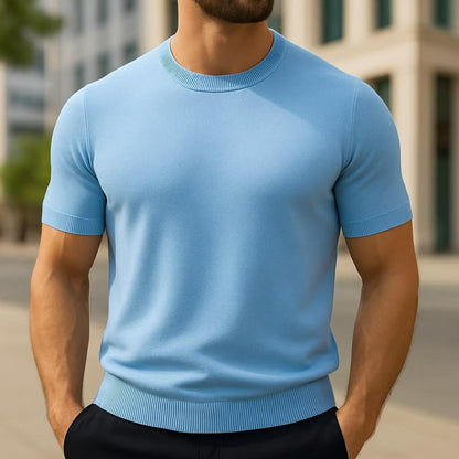 Capri Knitted Short Sleeve T-shirt