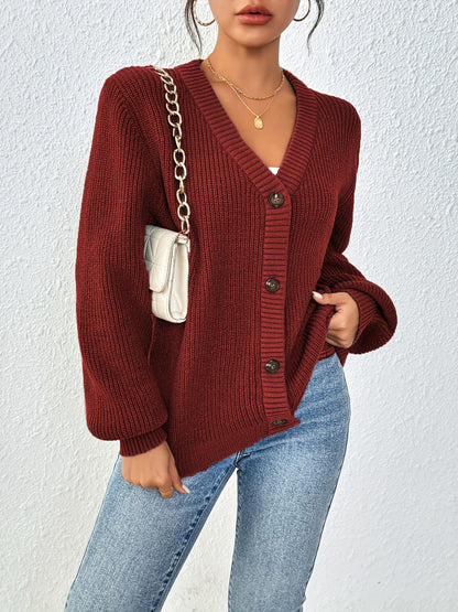 Patterned Elegance Knitted Cardigan