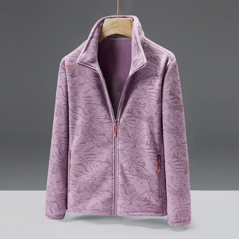 Ember Fleece Mock-Neck Jacket