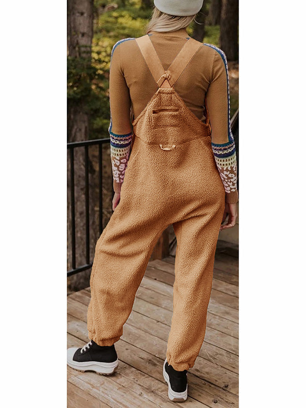 Lark Fleece Utility Overalls