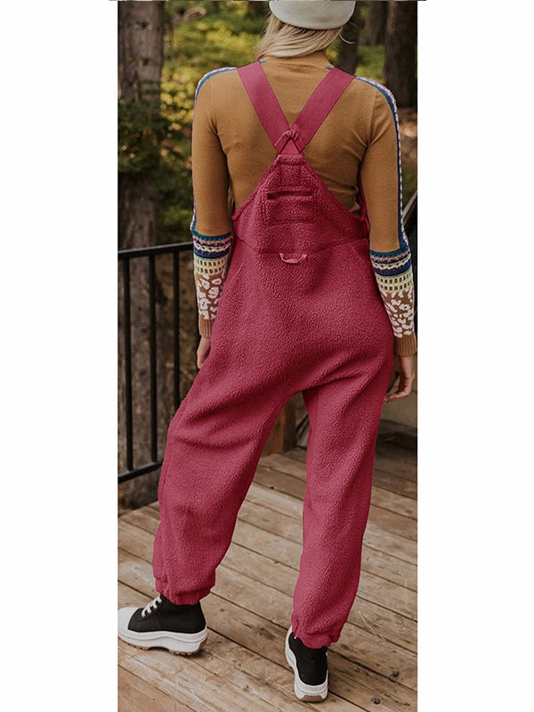 Lark Fleece Utility Overalls