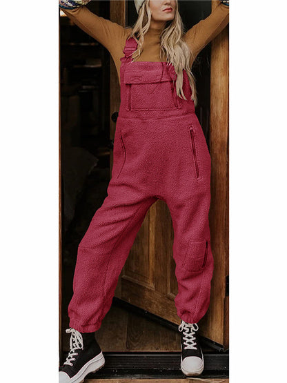 Lark Fleece Utility Overalls