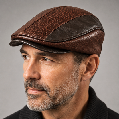 Harrison Leather Cap