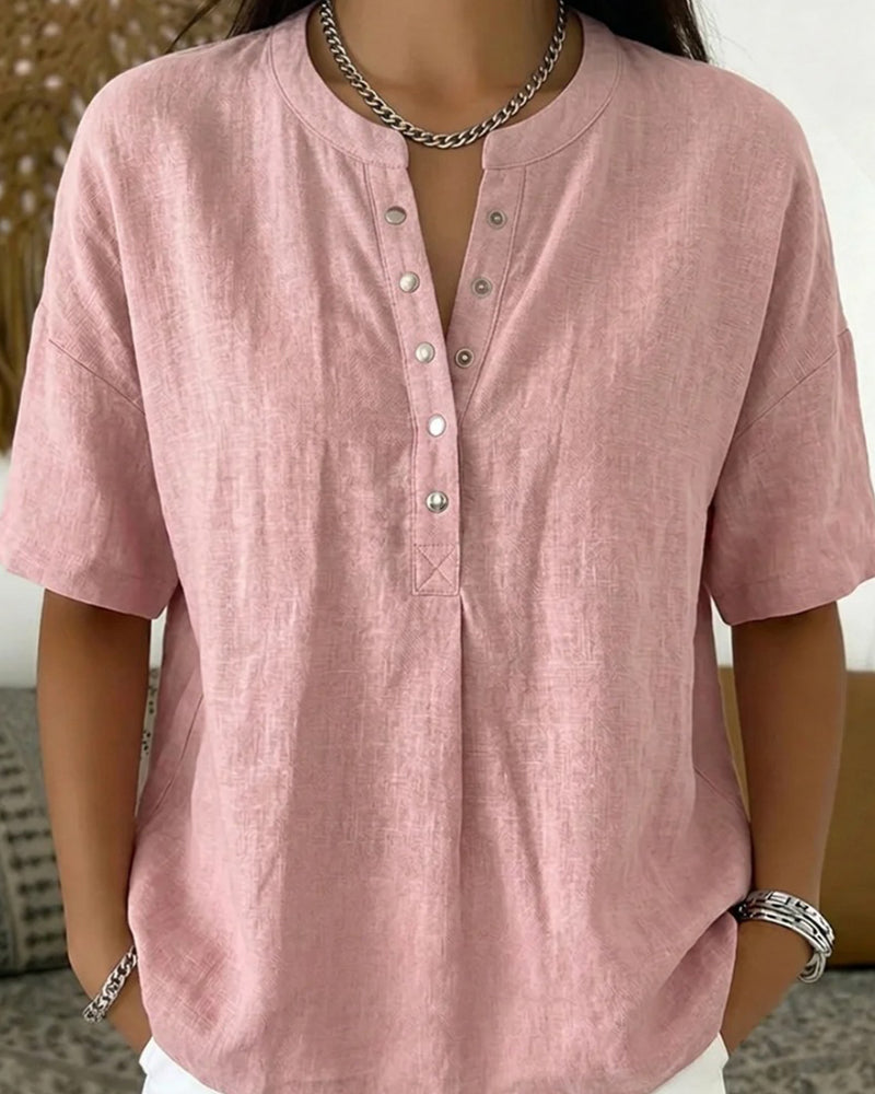 Eliana Linen  Blouse
