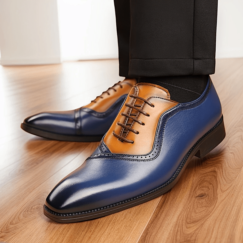Beckett Two-Tone Leather Oxford