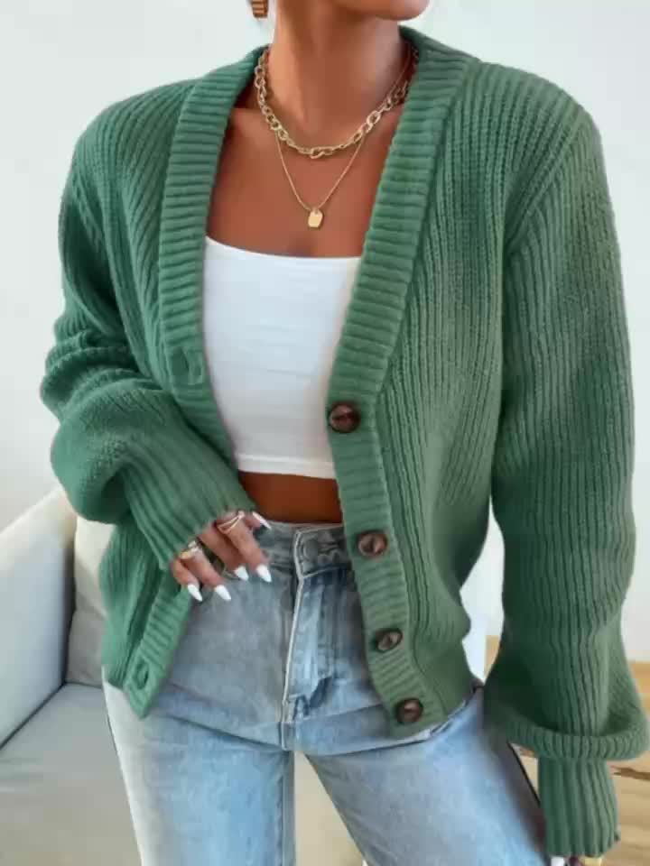 Patterned Elegance Knitted Cardigan