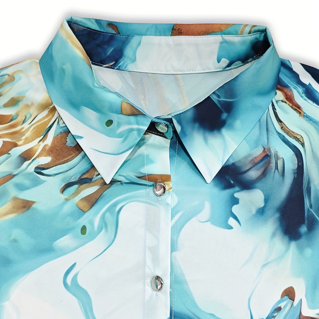 Lila Casual Button-Up Shirt