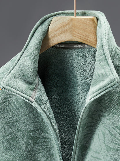 Ember Fleece Mock-Neck Jacket