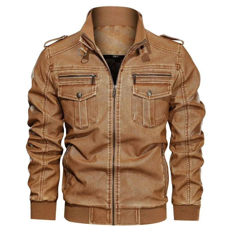 Dawson Leather Motorcycle Jacket