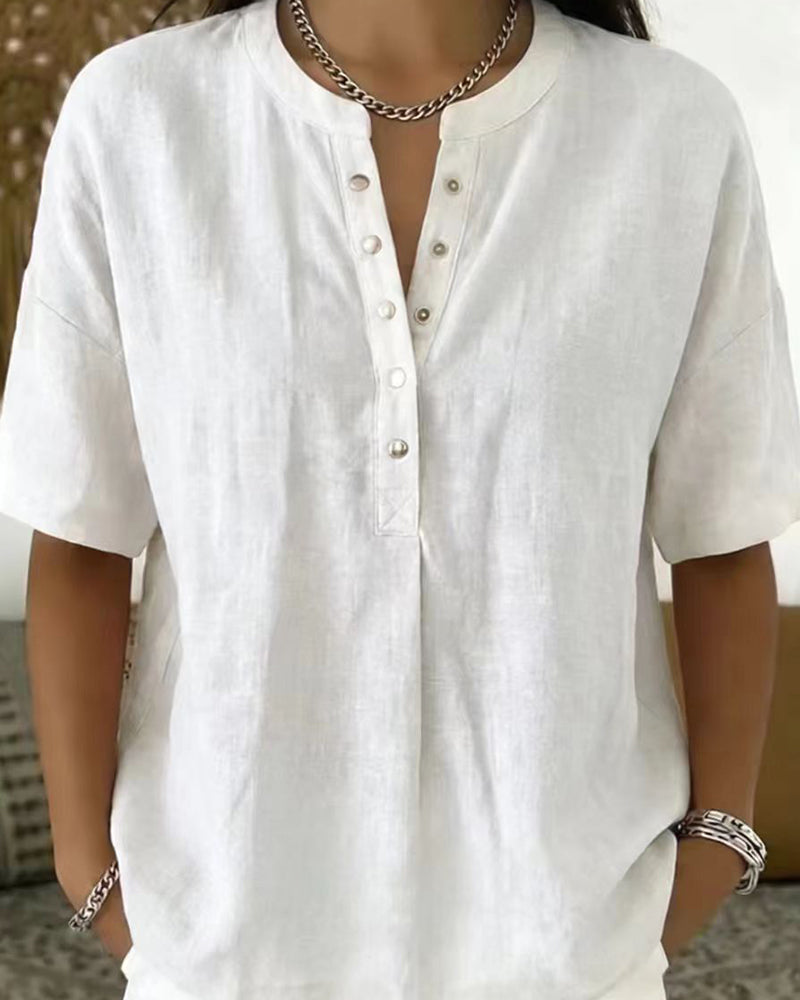 Eliana Linen  Blouse