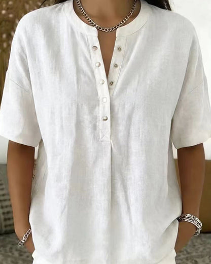 Eliana Linen  Blouse