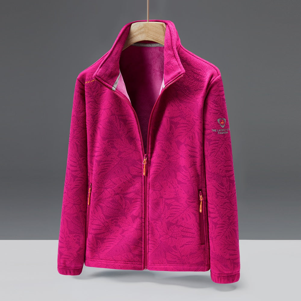 Ember Fleece Mock-Neck Jacket
