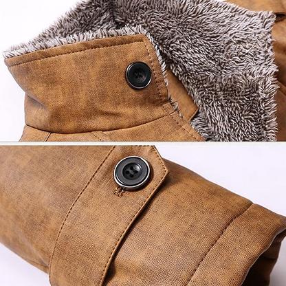 Charlie Suede Overcoat