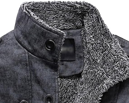 Charlie Suede Overcoat