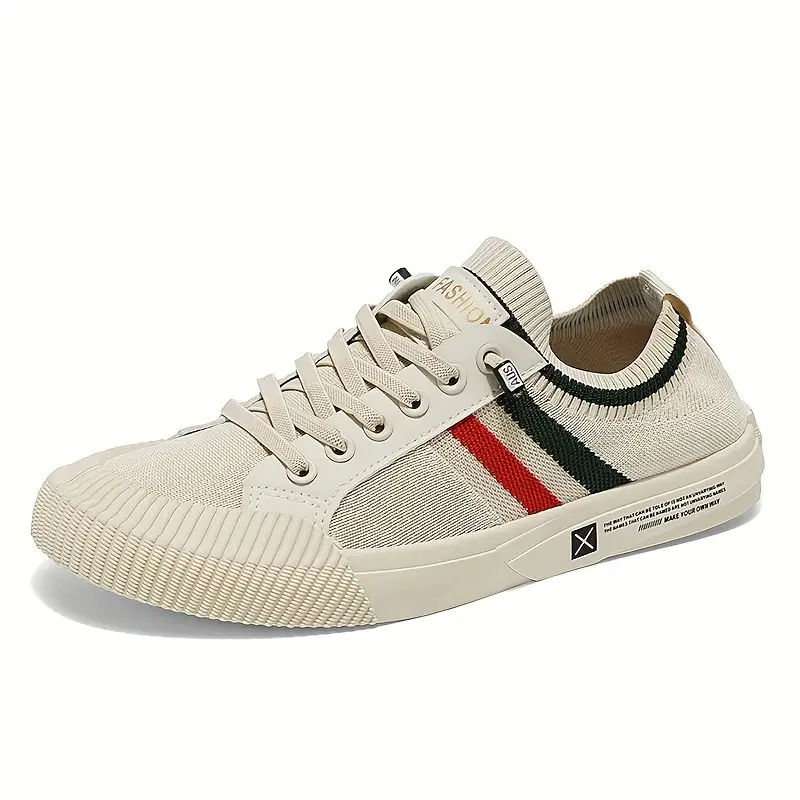 Milan Stripe Knit Sneakers