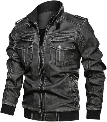 Dawson Leather Motorcycle Jacket
