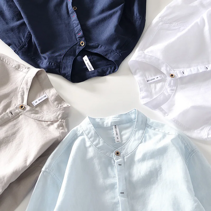 Dario Casual Grandad Shirt