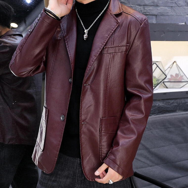 Alden Nightfall Leather Blazer