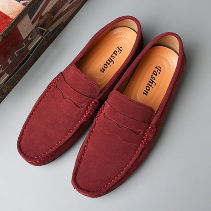 Arden Suede Penny Loafers