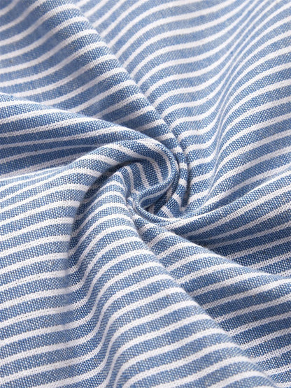 Meadow Striped Button Dress