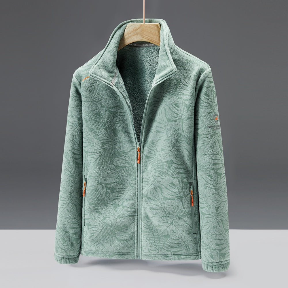 Ember Fleece Mock-Neck Jacket