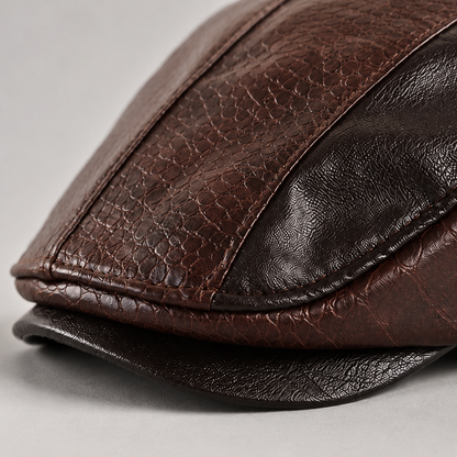 Harrison Leather Cap