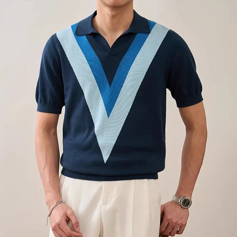Riviera V Knit Polo