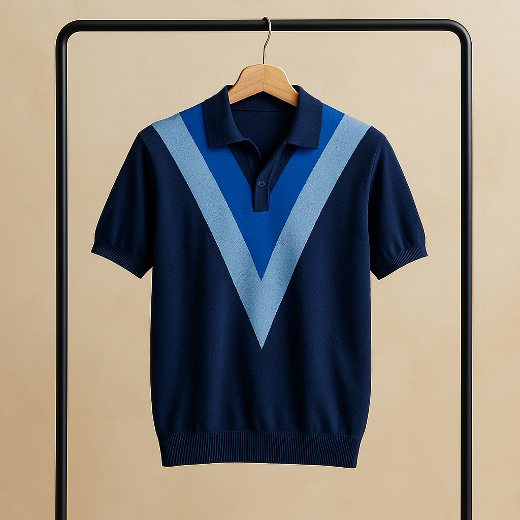 Riviera V Knit Polo