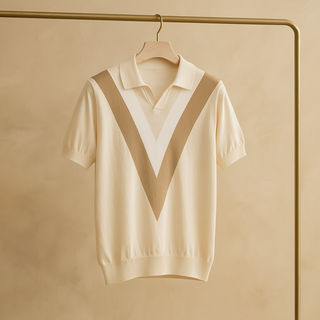 Riviera V Knit Polo