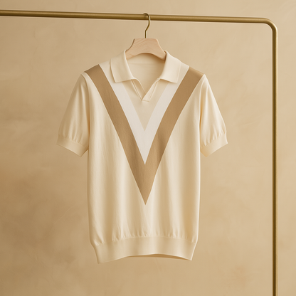 Riviera V Knit Polo