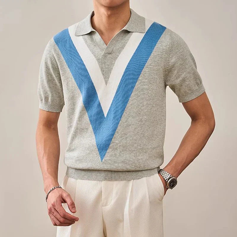 Riviera V Knit Polo